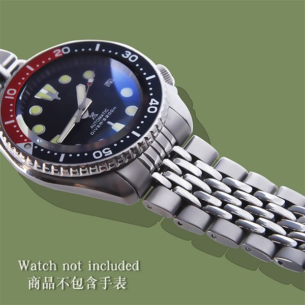 stainless steel beads of rice metal bracelet watch band strap for scuba diver 7s26-0020 skx007k2 automatic mens watch 730483 220819, Black;brown
stainless steel beads of rice metal bracelet watch band strap for scuba diver 7s26-0020 skx007k2 automatic mens watch 730483 220819, Black;brown