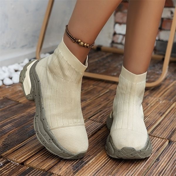 luxury brand design platform boots autumn women light comfortable chunky fashion lady shoes footwear socks pumps w220818, Black
luxury brand design platform boots autumn women light comfortable chunky fashion lady shoes footwear socks pumps w220818, Black