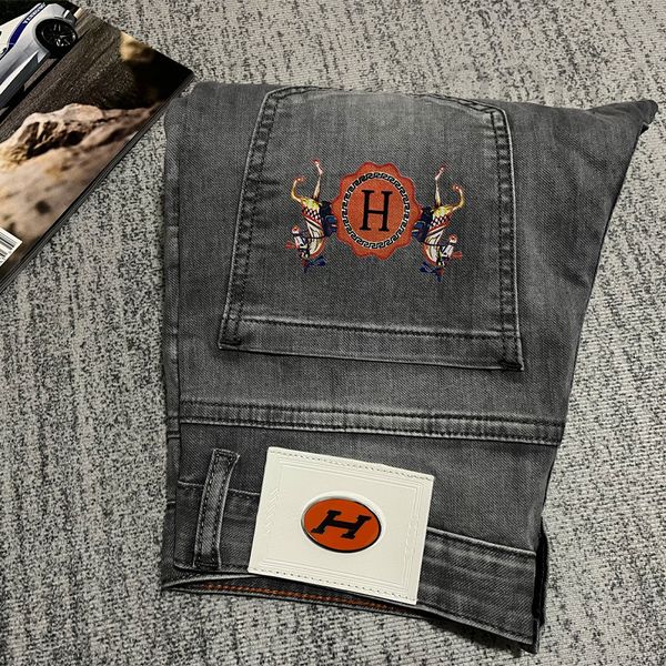 men's jeans designer high end light luxury jeans men's spring and summer 2022 slim straight elastic casual thin pants jlc8, Blue
men's jeans designer high end light luxury jeans men's spring and summer 2022 slim straight elastic casual thin pants jlc8, Blue