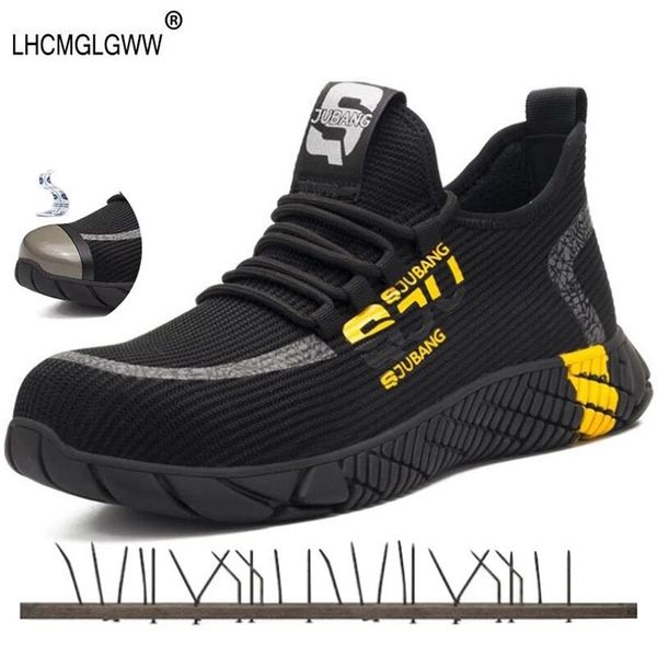 fashion men's steel toe work safety shoes breathable outdoor sneakers anti puncture proof boots comfortable industrial shoe 201019, Black;brown
fashion men's steel toe work safety shoes breathable outdoor sneakers anti puncture proof boots comfortable industrial shoe 201019, Black;brown