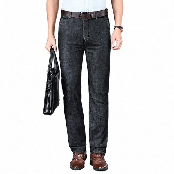 summer tide brand thin jeans for men loose casual pants classic male fashion black trousers straight blue men's 42lx#
summer tide brand thin jeans for men loose casual pants classic male fashion black trousers straight blue men's 42lx#