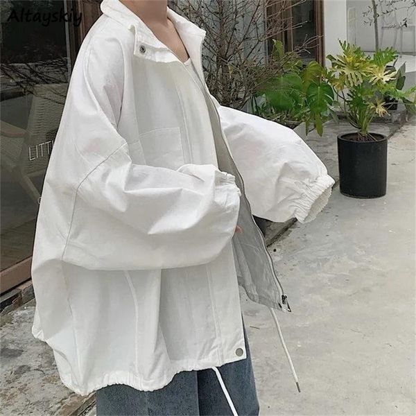 women basic jackets solid turn down collar all match bf harajuku batwing sleeve high street casual teens sun protection 220819, Black;brown
women basic jackets solid turn down collar all match bf harajuku batwing sleeve high street casual teens sun protection 220819, Black;brown