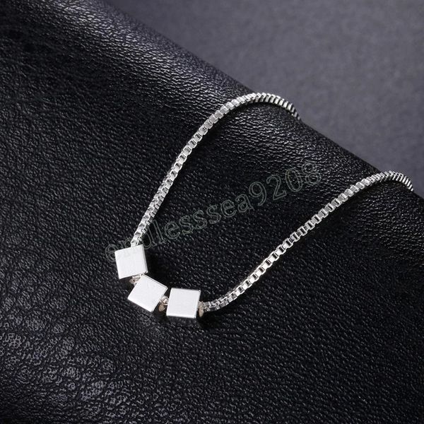 925 sterling silver three squares box chain pendant necklace for women man fashion wedding party charm jewelry
925 sterling silver three squares box chain pendant necklace for women man fashion wedding party charm jewelry