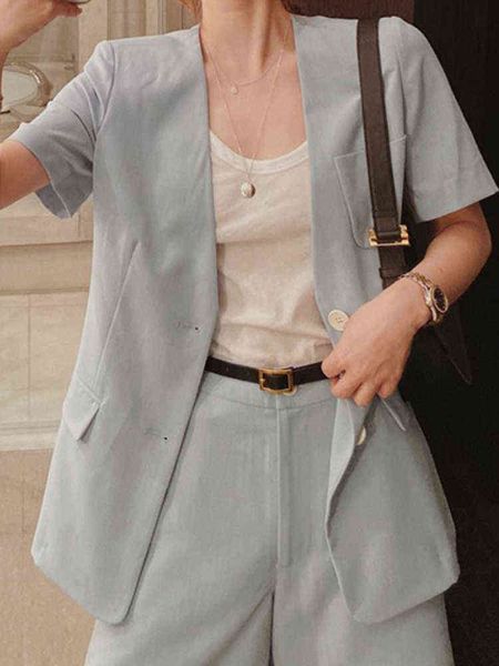 fashion women business shorts suit elegant casual blazer jackets high waist pants two pieces set femme formal clothing outfits j220813, White;black
fashion women business shorts suit elegant casual blazer jackets high waist pants two pieces set femme formal clothing outfits j220813, White;black