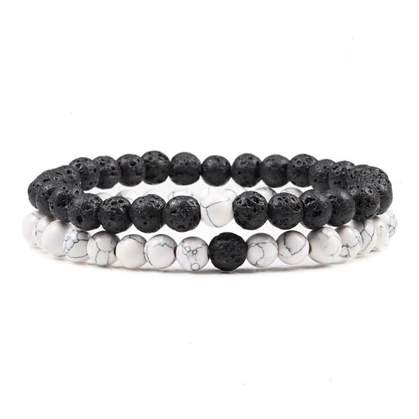 2pcs set 7 style couples strands distance bracelet classic natural stone white and yin yang yoga beaded for men women, Black
2pcs set 7 style couples strands distance bracelet classic natural stone white and yin yang yoga beaded for men women, Black