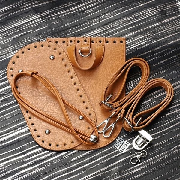 handmade handbag sewing bag leather cover with holes diy accessories for knitting backpack 220607, Black
handmade handbag sewing bag leather cover with holes diy accessories for knitting backpack 220607, Black