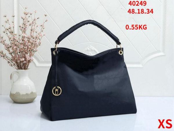 designer womens lady leather artsy embossing tote handbag crossbody bags luxurys purse on shoulder bags messenger bag handbags 48x18x34cm