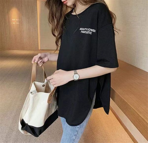 women's blouses large size fashion letter printing short-sleeved t-shirt loose casual lazy half-sleeve for girls shirts compassionate, White
women's blouses large size fashion letter printing short-sleeved t-shirt loose casual lazy half-sleeve for girls shirts compassionate, White
