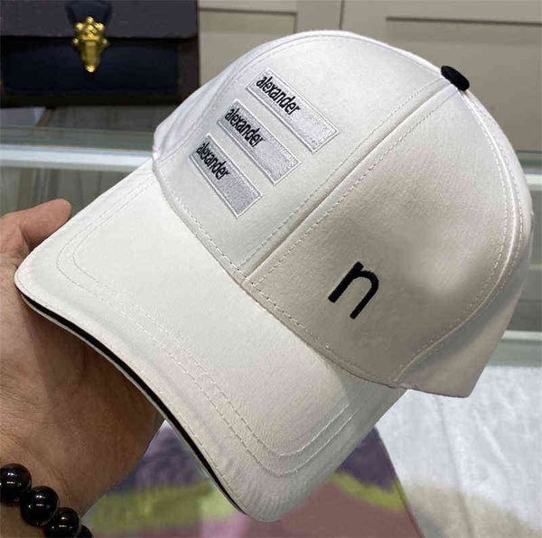bai cheng 2022 designer mens canvas baseball hat brand designers caps hats women fitted cap fashion classic letters stripe men casquette bea, Blue;gray