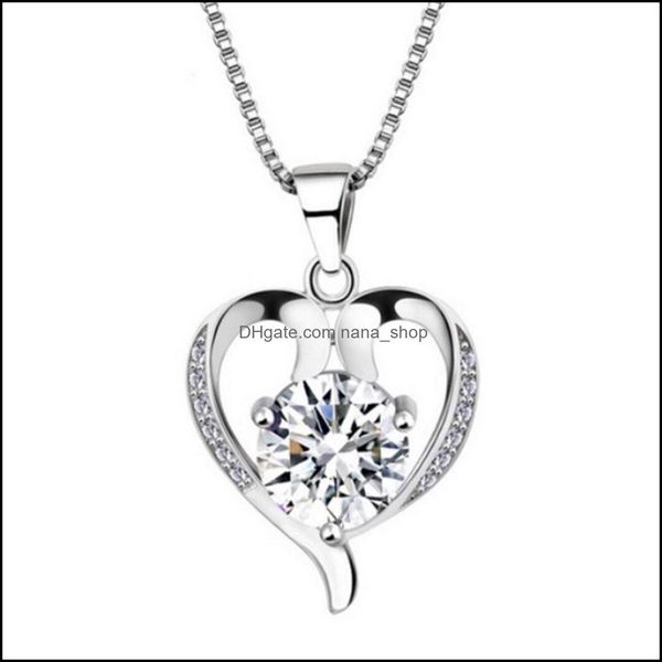 pendant necklaces sier wedding accessories imitation 925 sterling diamond necklace plated jewelry beautifl heart drop deliver nanashop dhs8g, Silver
pendant necklaces sier wedding accessories imitation 925 sterling diamond necklace plated jewelry beautifl heart drop deliver nanashop dhs8g, Silver