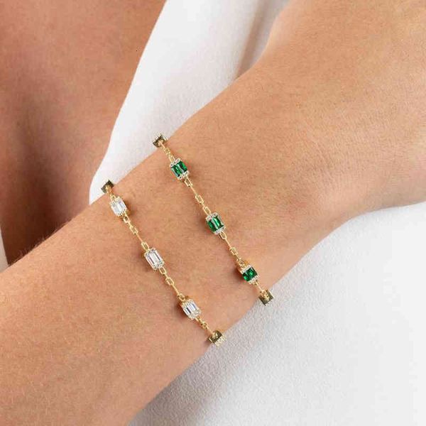 bangle designer summer fashion rainbow jewelry geometric baguette cz white green blue red cubic zirconia open link chain sparking bracelet, Black
bangle designer summer fashion rainbow jewelry geometric baguette cz white green blue red cubic zirconia open link chain sparking bracelet, Black