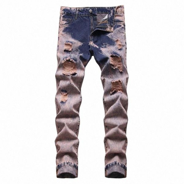 men's jeans men vintage retro holes ripped denim trendy y2k tie and dye straight pants trousers c4q1#, Blue
men's jeans men vintage retro holes ripped denim trendy y2k tie and dye straight pants trousers c4q1#, Blue