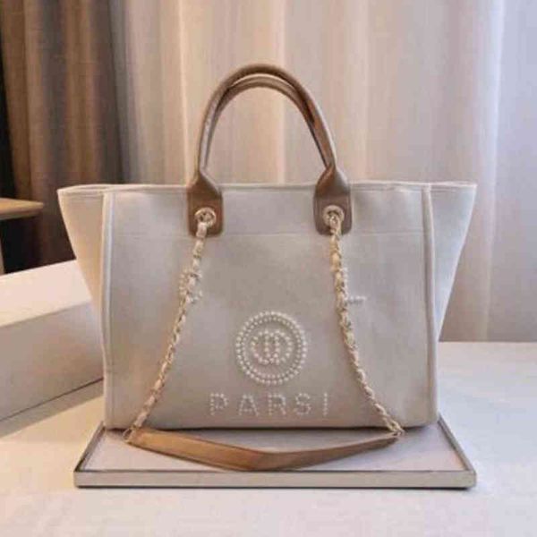 luxury women's fashion handbags evening bags brand ch pearl tote canvas beach bag designers female portable large capacity big handbag
luxury women's fashion handbags evening bags brand ch pearl tote canvas beach bag designers female portable large capacity big handbag
