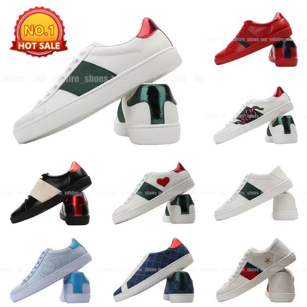 casual shoes luxury designers ace sneakers casual dress tennis shoes men women lace up classic white leather pattern bottom cat tiger print, Black
casual shoes luxury designers ace sneakers casual dress tennis shoes men women lace up classic white leather pattern bottom cat tiger print, Black