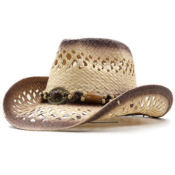 fashion girl summer sun cowboy hat hand-crafted panama beach wide brim cap for men women straw hats, Blue;gray
fashion girl summer sun cowboy hat hand-crafted panama beach wide brim cap for men women straw hats, Blue;gray