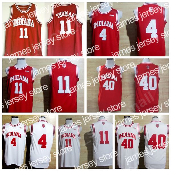 24 college basketball indiana hoosiers jerseys university isiah thomas 11 victor oladipo jersey 4 cody zeller 40 red white uniform sport sal, Black
24 college basketball indiana hoosiers jerseys university isiah thomas 11 victor oladipo jersey 4 cody zeller 40 red white uniform sport sal, Black