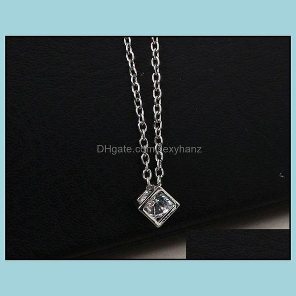 pendant necklaces sier necklace zircon three- necklacce collier geometric cubes chokers drop delivery 2021 jewelry pendants sexyhanz dhvz1, Silver
pendant necklaces sier necklace zircon three- necklacce collier geometric cubes chokers drop delivery 2021 jewelry pendants sexyhanz dhvz1, Silver