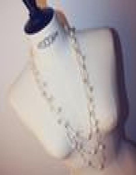 luxury jewelry women designer necklace full pearl necklace with flower double sweater chains elegant long necklaces for girl gift, Silver
luxury jewelry women designer necklace full pearl necklace with flower double sweater chains elegant long necklaces for girl gift, Silver