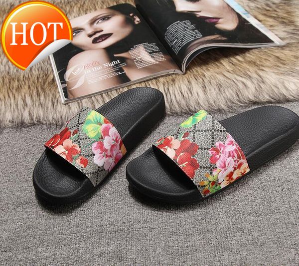 2022 designer men women slippers summer beach indoor flat g sandals bees slides green red blue house flip flops with box 9, Black
2022 designer men women slippers summer beach indoor flat g sandals bees slides green red blue house flip flops with box 9, Black