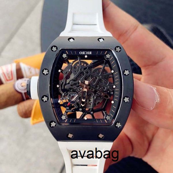 men's watch ceramic and steel case automatic movement butterfly buckle rubber strap optional color ricro 85qf, Slivery;brown
men's watch ceramic and steel case automatic movement butterfly buckle rubber strap optional color ricro 85qf, Slivery;brown