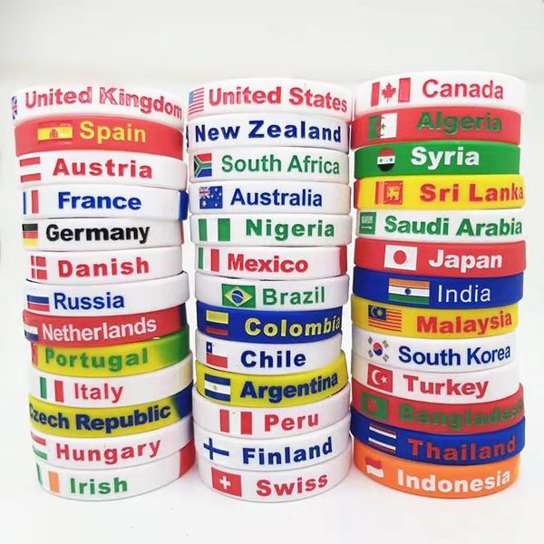 2pcs world flag strand bracelets bangle men women silicone engraved country sports rubber wristband band cuff accessories wrist, Black
2pcs world flag strand bracelets bangle men women silicone engraved country sports rubber wristband band cuff accessories wrist, Black