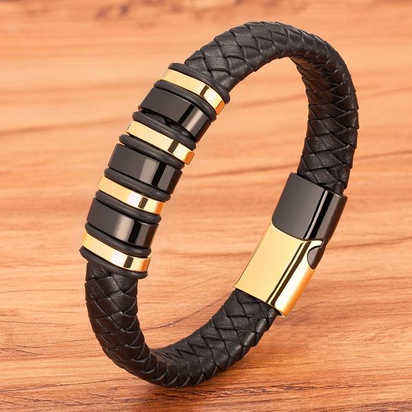 fashion braided wrap rope strand black leather bracelets for men simple stainless steel charm vintage bangles jewelry
fashion braided wrap rope strand black leather bracelets for men simple stainless steel charm vintage bangles jewelry