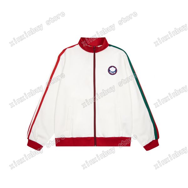 xinxinbuy designers jackets men women flower patch embroidery sleeve webbing zipper cotton fabric stand collar streetwear black white xs, Black;brown
xinxinbuy designers jackets men women flower patch embroidery sleeve webbing zipper cotton fabric stand collar streetwear black white xs, Black;brown