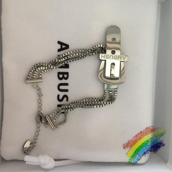 steel men women quality bracelet metal buckle with original gift box cloth bag accessories266n, White
steel men women quality bracelet metal buckle with original gift box cloth bag accessories266n, White