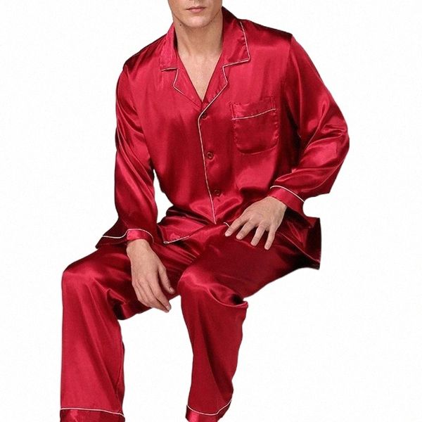 men's stain silk pajama set men's sleepwears men soft homme cozy satin nightgown casual lounge pajama nightwear home1 j35r#, Black;brown
men's stain silk pajama set men's sleepwears men soft homme cozy satin nightgown casual lounge pajama nightwear home1 j35r#, Black;brown