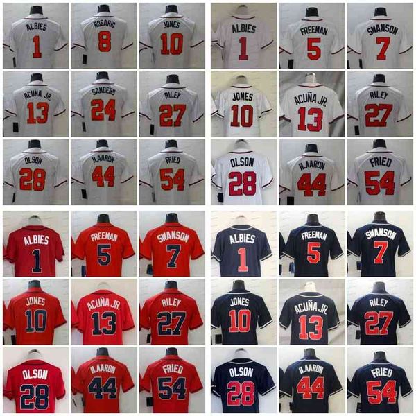 13 ronald acuna jr. red dansby swanson 2022 new baseball jersey austin riley ozzie albies olson max fried hank aaron chipper jones good qual, Black
13 ronald acuna jr. red dansby swanson 2022 new baseball jersey austin riley ozzie albies olson max fried hank aaron chipper jones good qual, Black