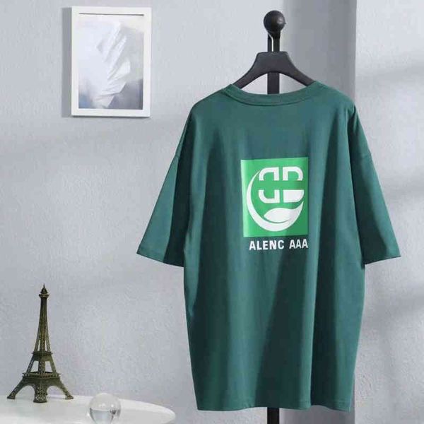designer balanciagas t shirt vintage oversized luxe fashion summer men women loose paris environmental protection back green label letter co, White;black
designer balanciagas t shirt vintage oversized luxe fashion summer men women loose paris environmental protection back green label letter co, White;black