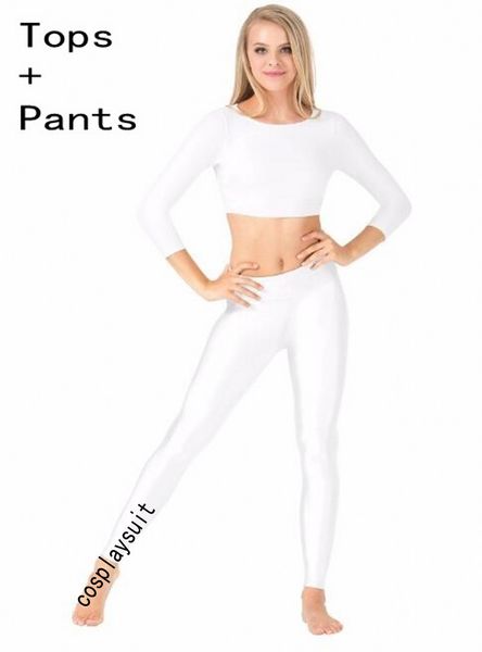 womens catsuit costumes high waisted leggings gymnastics dance pants lycar spandex leggings with 2piece set, Black
womens catsuit costumes high waisted leggings gymnastics dance pants lycar spandex leggings with 2piece set, Black