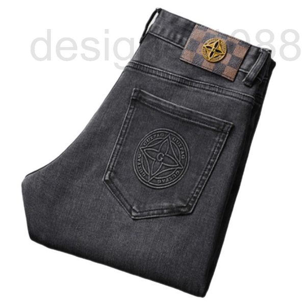men's jeans designer light luxury trend jeans men's slim fit elastic small feet casual printing 3d fashion high-end business pants, Blue
men's jeans designer light luxury trend jeans men's slim fit elastic small feet casual printing 3d fashion high-end business pants, Blue