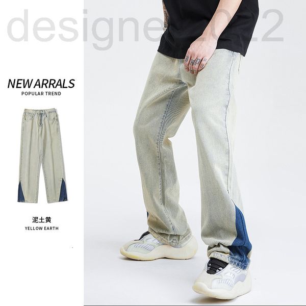 men's jeans designer korean version of ins high street men's jeans washed american yellow mud dyed niche design straight pants x5k, Blue
men's jeans designer korean version of ins high street men's jeans washed american yellow mud dyed niche design straight pants x5k, Blue