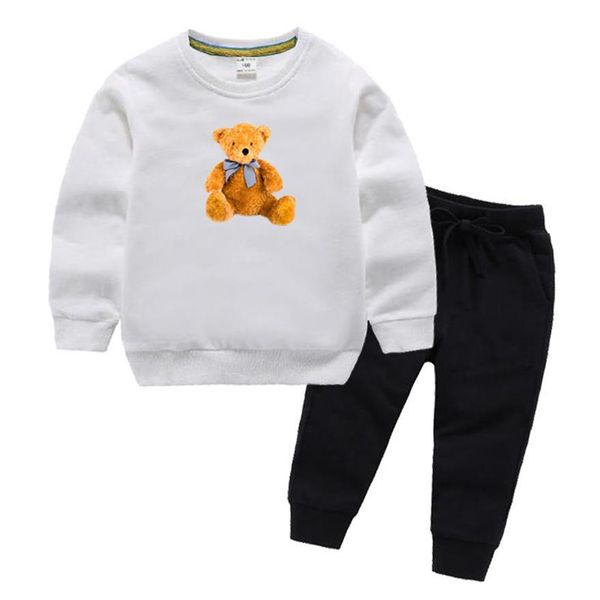 bear logo brand luxury designer baby autumn clothes set kids boy girl long sleeve hoodie and pants 2pcs suits fashion tracksuits o249t, White
bear logo brand luxury designer baby autumn clothes set kids boy girl long sleeve hoodie and pants 2pcs suits fashion tracksuits o249t, White