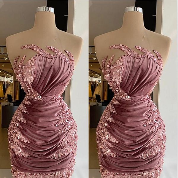 vintage velvet sheath evening dresses mini pleats sheer neck sleeveless lace appliques prom dress pageant gown custom made party birthday ro, Black
vintage velvet sheath evening dresses mini pleats sheer neck sleeveless lace appliques prom dress pageant gown custom made party birthday ro, Black