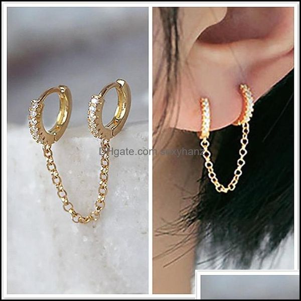 charm exquisite and fashionable ladies long chain earrings european american copper inlaid zircon double pierced party gifts sexyhanz dh2zn, Golden
charm exquisite and fashionable ladies long chain earrings european american copper inlaid zircon double pierced party gifts sexyhanz dh2zn, Golden