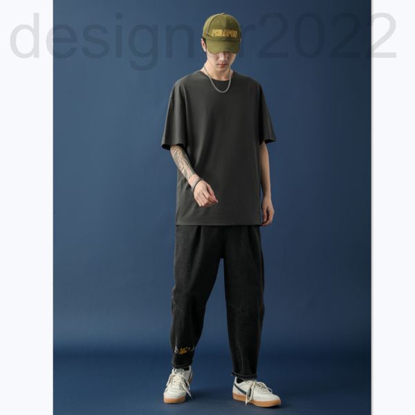 men's casual shirts designer 220g american pure cotton short sleeve t-shirt men's round neck classic solid color simple and casual, White;black
men's casual shirts designer 220g american pure cotton short sleeve t-shirt men's round neck classic solid color simple and casual, White;black