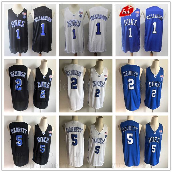 college basketball duke blue devils jersey stitched 1 zion williamson 2 cam reddish 5 rj barrett marvin bagley iii jayson tatum ingram allen, Black
college basketball duke blue devils jersey stitched 1 zion williamson 2 cam reddish 5 rj barrett marvin bagley iii jayson tatum ingram allen, Black