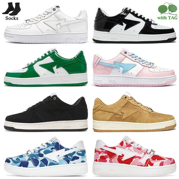 mens womens hajimes sorayamas bapestas sk8s running shoes camo pink purple green trainers patent leather black white bapesta baped sk8 sta f
mens womens hajimes sorayamas bapestas sk8s running shoes camo pink purple green trainers patent leather black white bapesta baped sk8 sta f