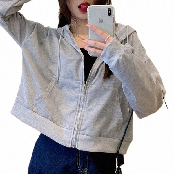 women's hoodies & sweatshirts women solid short 2021 thin long sleeve oversized autumn loose korean zipper jackets female y2k harajuku, Black
women's hoodies & sweatshirts women solid short 2021 thin long sleeve oversized autumn loose korean zipper jackets female y2k harajuku, Black