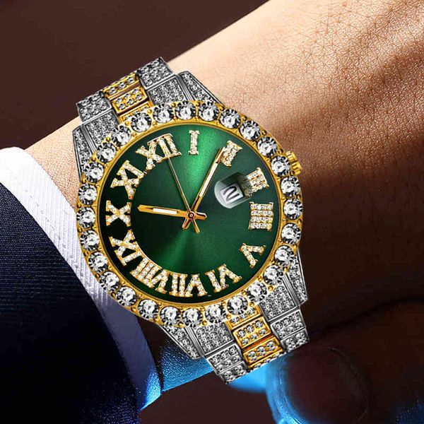 92lz iced out luxury watch men gold sier zirconia watch hip hop diamonds bracelet stainls steel quartz mens watch birthday giftrqfb, Slivery;brown
92lz iced out luxury watch men gold sier zirconia watch hip hop diamonds bracelet stainls steel quartz mens watch birthday giftrqfb, Slivery;brown