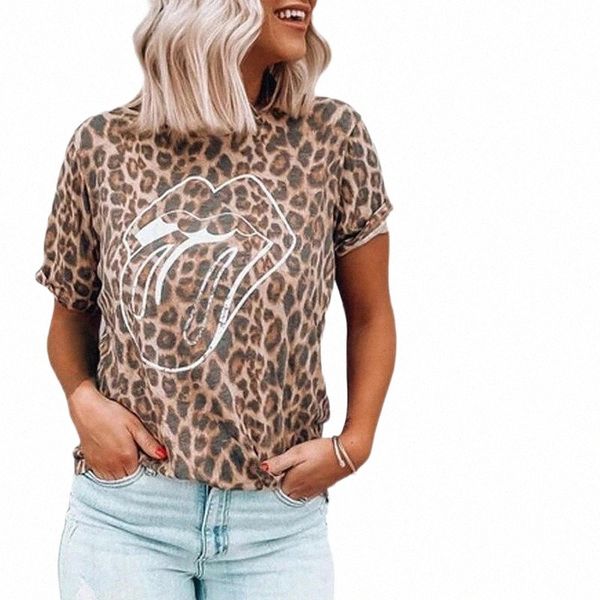 women's t-shirt lips print leopard funny women summer 2021 harajuku tees woman plus size o-neck loose tshirt clothes dropship p29t#, White
women's t-shirt lips print leopard funny women summer 2021 harajuku tees woman plus size o-neck loose tshirt clothes dropship p29t#, White