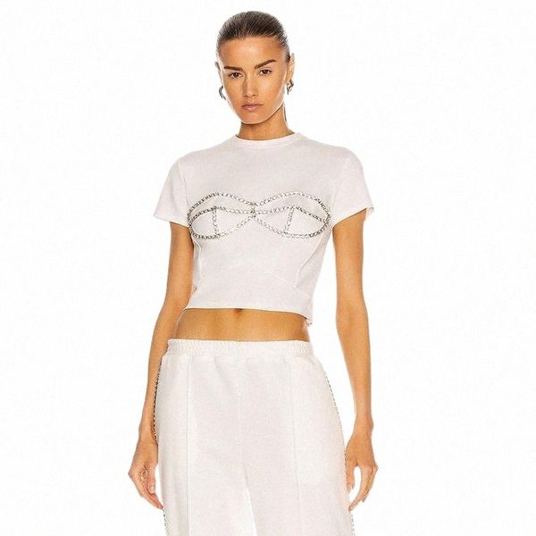 diamond-studded ladies short-sleeved heavy industry diamond black and white navel patchwork o-neck t-shirt clothing women's k0vh#
diamond-studded ladies short-sleeved heavy industry diamond black and white navel patchwork o-neck t-shirt clothing women's k0vh#