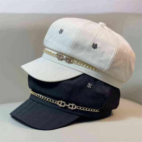 hbp stingy brim hats korean version rhinestone plum blossom chain beret children's net red ins autumn and winter new black street trend, Blue;gray
hbp stingy brim hats korean version rhinestone plum blossom chain beret children's net red ins autumn and winter new black street trend, Blue;gray