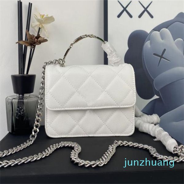 cc bag 2022 silver hardware handheld waste bag cowhide ball pattern paired white steel hardware all aluminium chain enamel handle mini shoul
cc bag 2022 silver hardware handheld waste bag cowhide ball pattern paired white steel hardware all aluminium chain enamel handle mini shoul