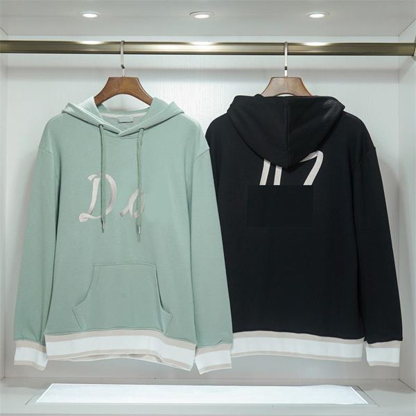 2022 autumn and winter new designer men's women hoodies sweatshirts couple simple steel printed letters casual loose hooded, Black
2022 autumn and winter new designer men's women hoodies sweatshirts couple simple steel printed letters casual loose hooded, Black