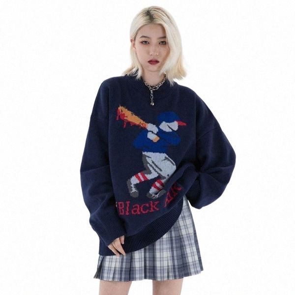 women's sweaters 2021 baseball junior print knitted sweater mens streetwear oversize harajuku men clothing hip hop pullover m7u4#, White;black
women's sweaters 2021 baseball junior print knitted sweater mens streetwear oversize harajuku men clothing hip hop pullover m7u4#, White;black