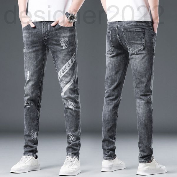 men's jeans designer korean version spring tide brand smoke grey embroidery printed jeans men's slim straight pants thin mntt, Blue
men's jeans designer korean version spring tide brand smoke grey embroidery printed jeans men's slim straight pants thin mntt, Blue