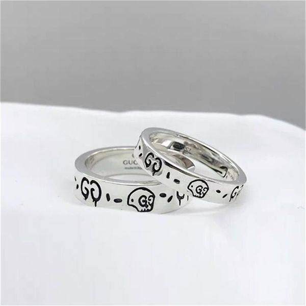 70% off designer jewelry double g ring elf ghost couple classic love fearless skull wide narrow version fashion264r, Silver
70% off designer jewelry double g ring elf ghost couple classic love fearless skull wide narrow version fashion264r, Silver